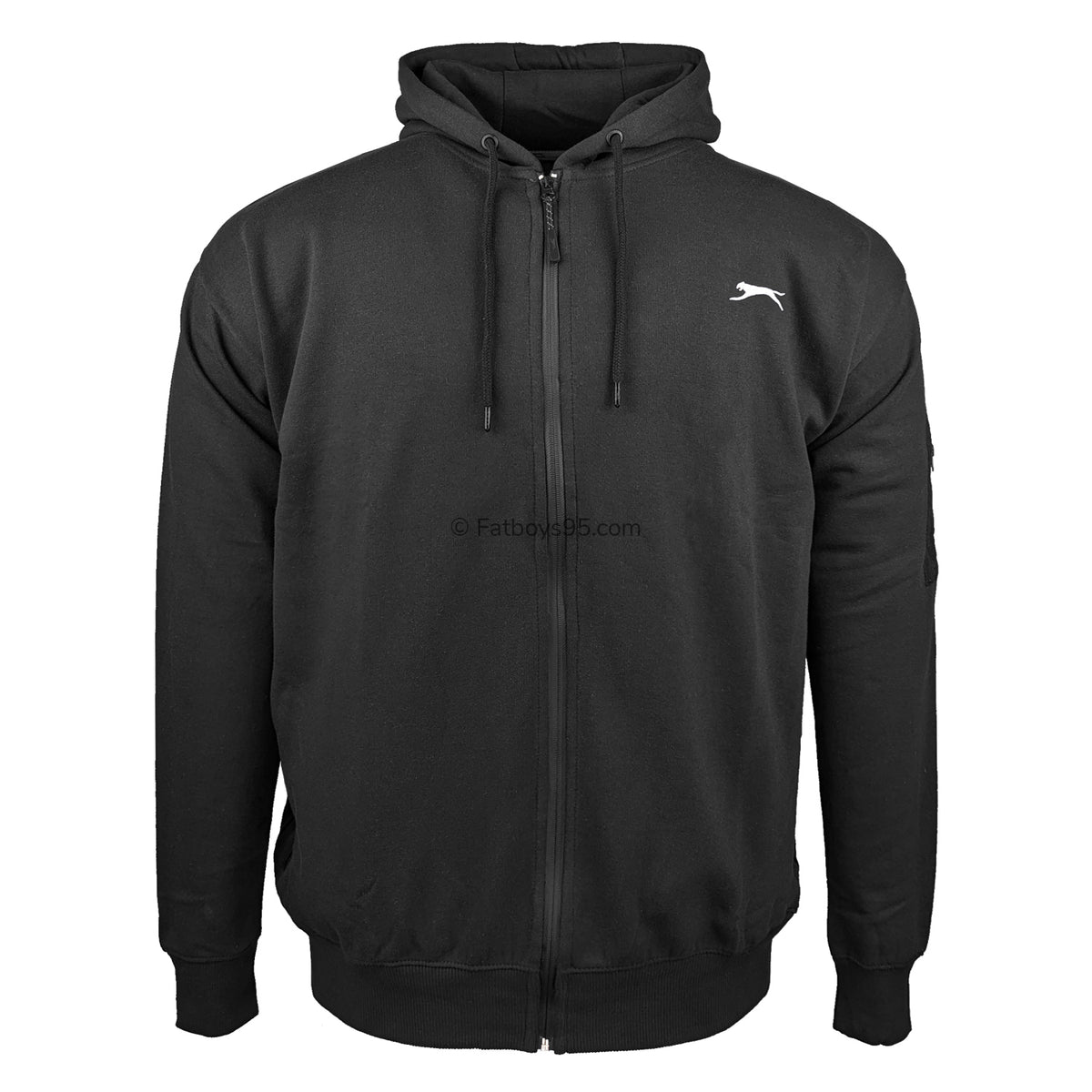 Slazenger Full Zip Hoody - Joe - Jet Black 1