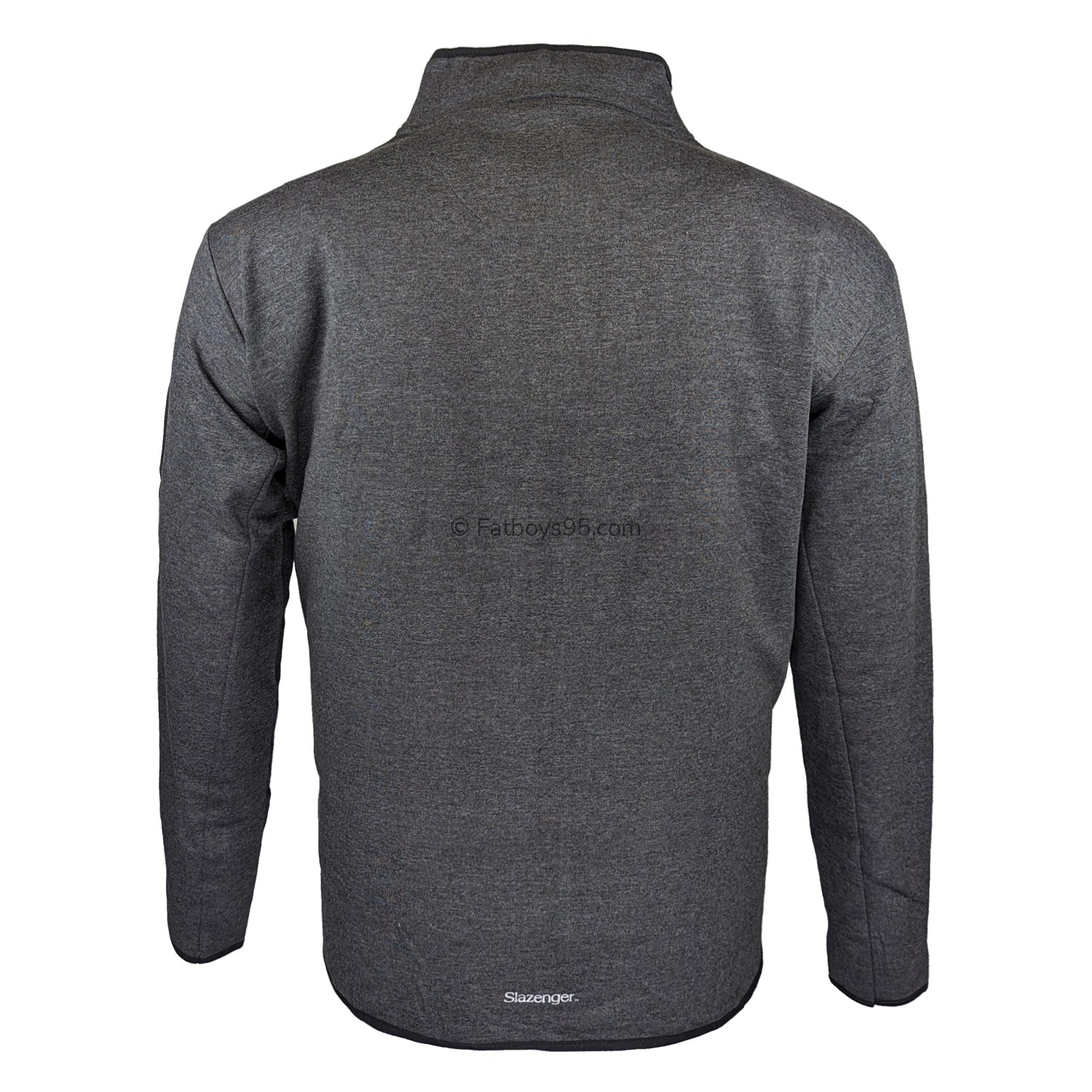 Slazenger Full Zip Jumper - Kayle - Charcoal Marl 3