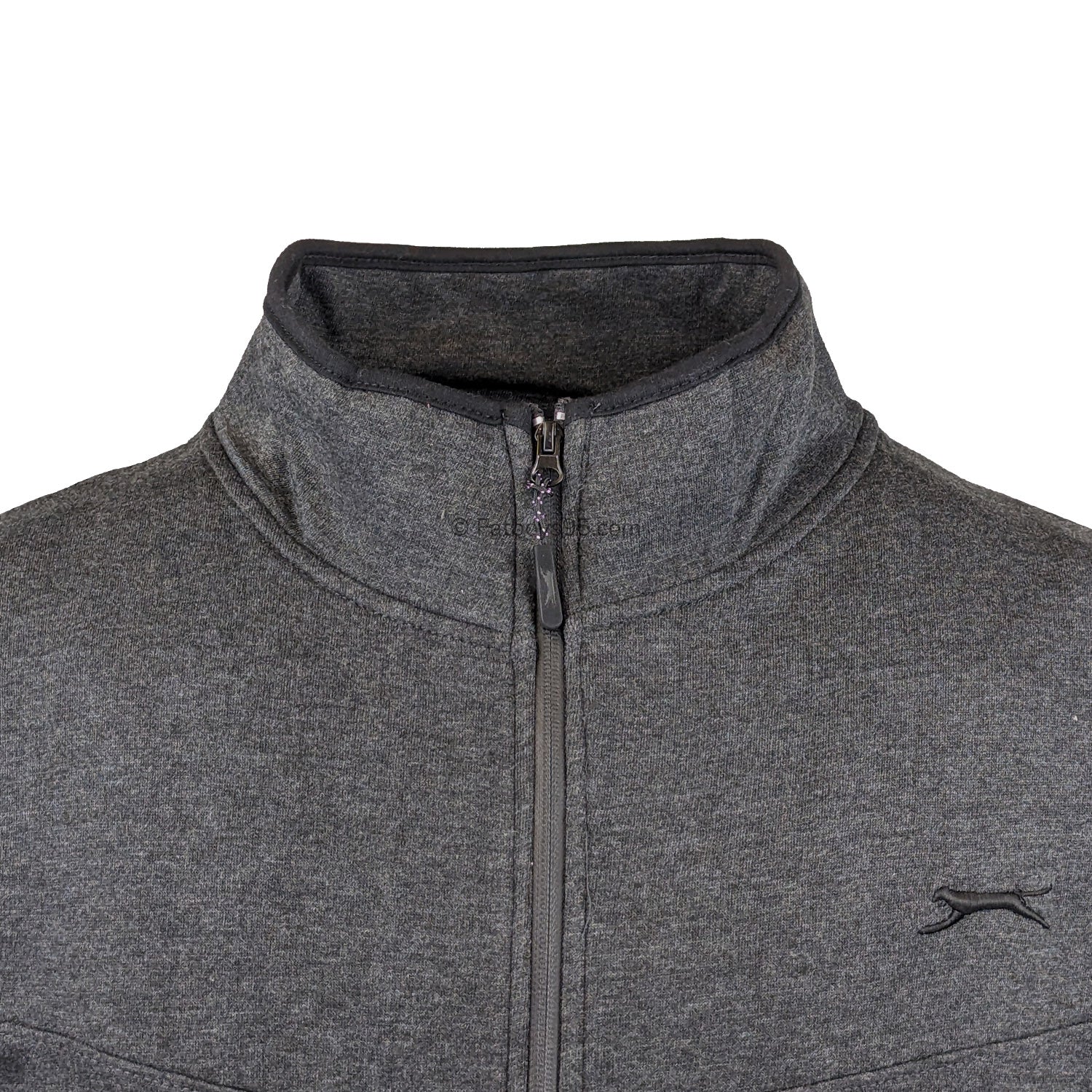 Slazenger Full Zip Jumper - Kayle - Charcoal Marl 2