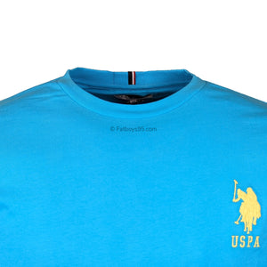 U.S. Polo Assn Large Player 3 Tee - BUP0003 - Blue Atoil 2