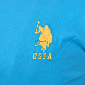 U.S. Polo Assn Large Player 3 Tee - BUP0003 - Blue Atoil 3