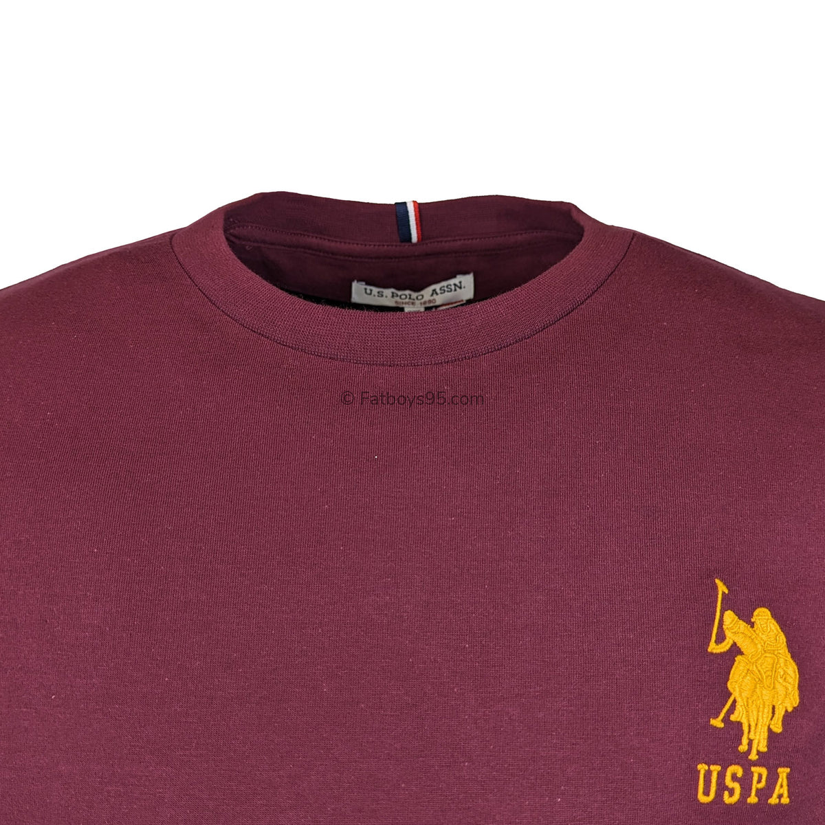 U.S. Polo Assn Large Player 3 Tee - BUP0003 - Windsor Wine 2