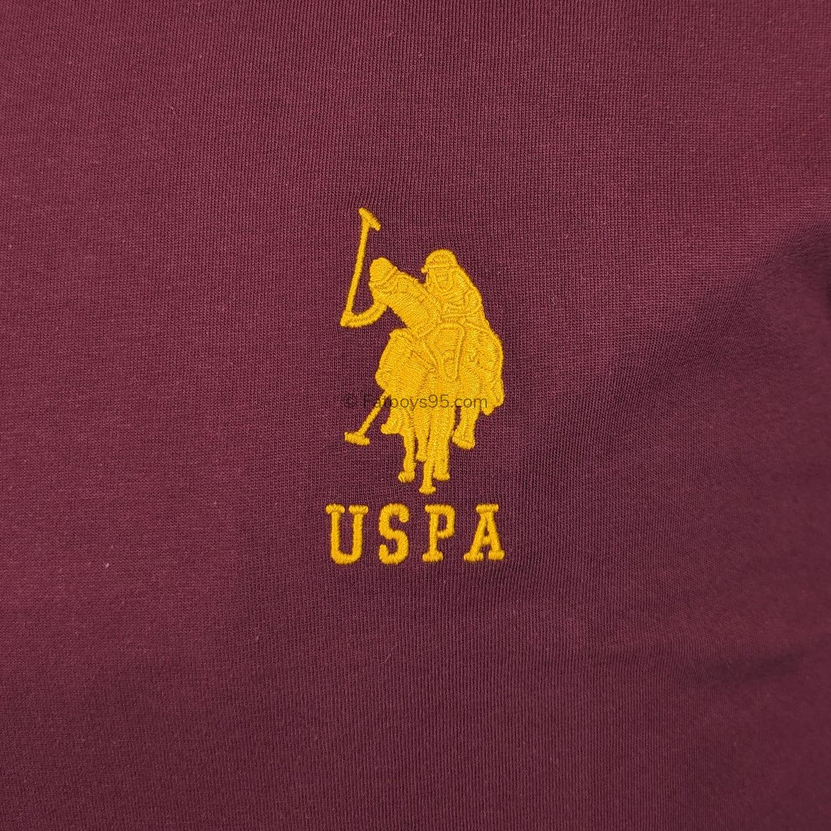 U.S. Polo Assn Large Player 3 Tee - BUP0003 - Windsor Wine 3