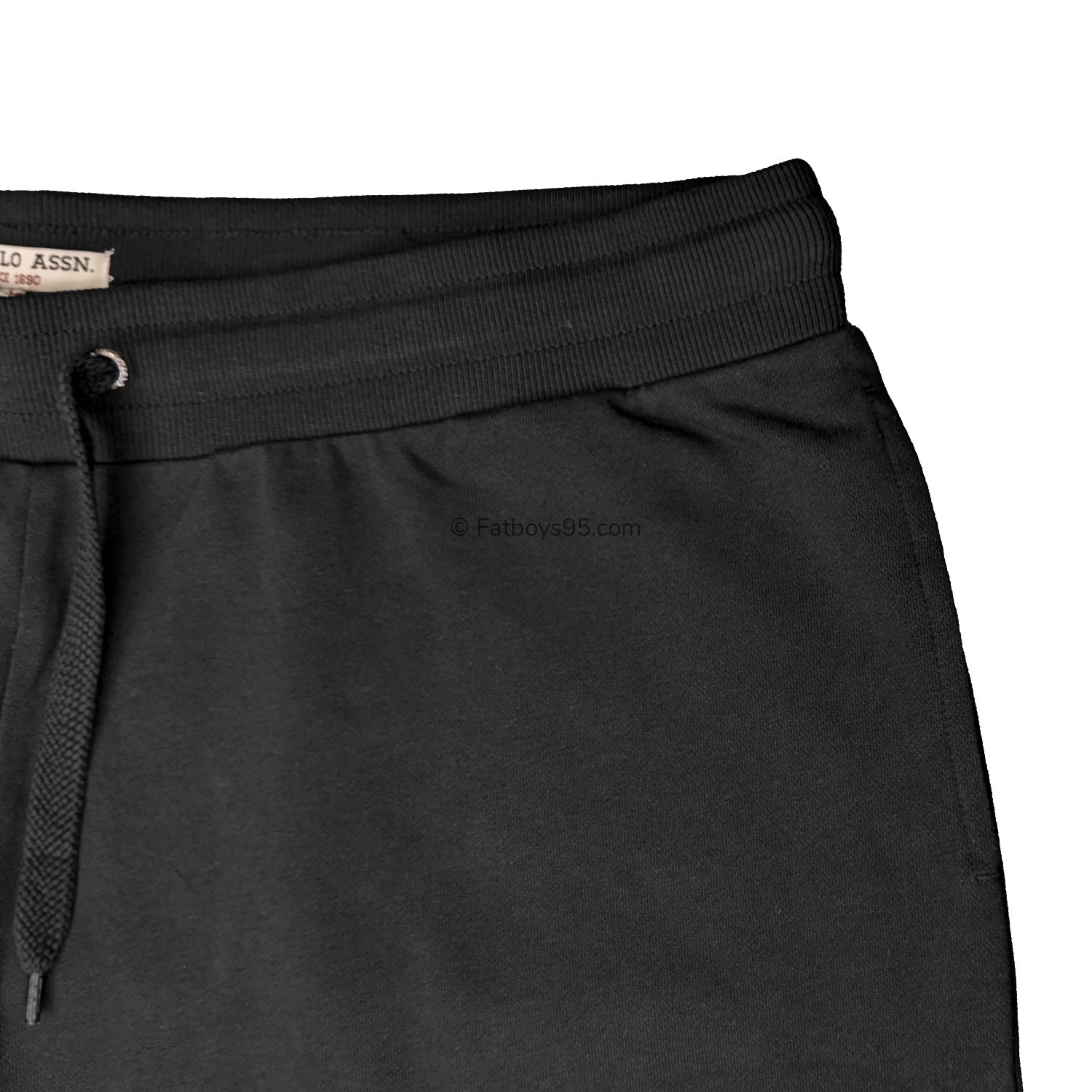 U.S. Polo Assn Player 3 Sweat Shorts - BUP0007 - Black 2