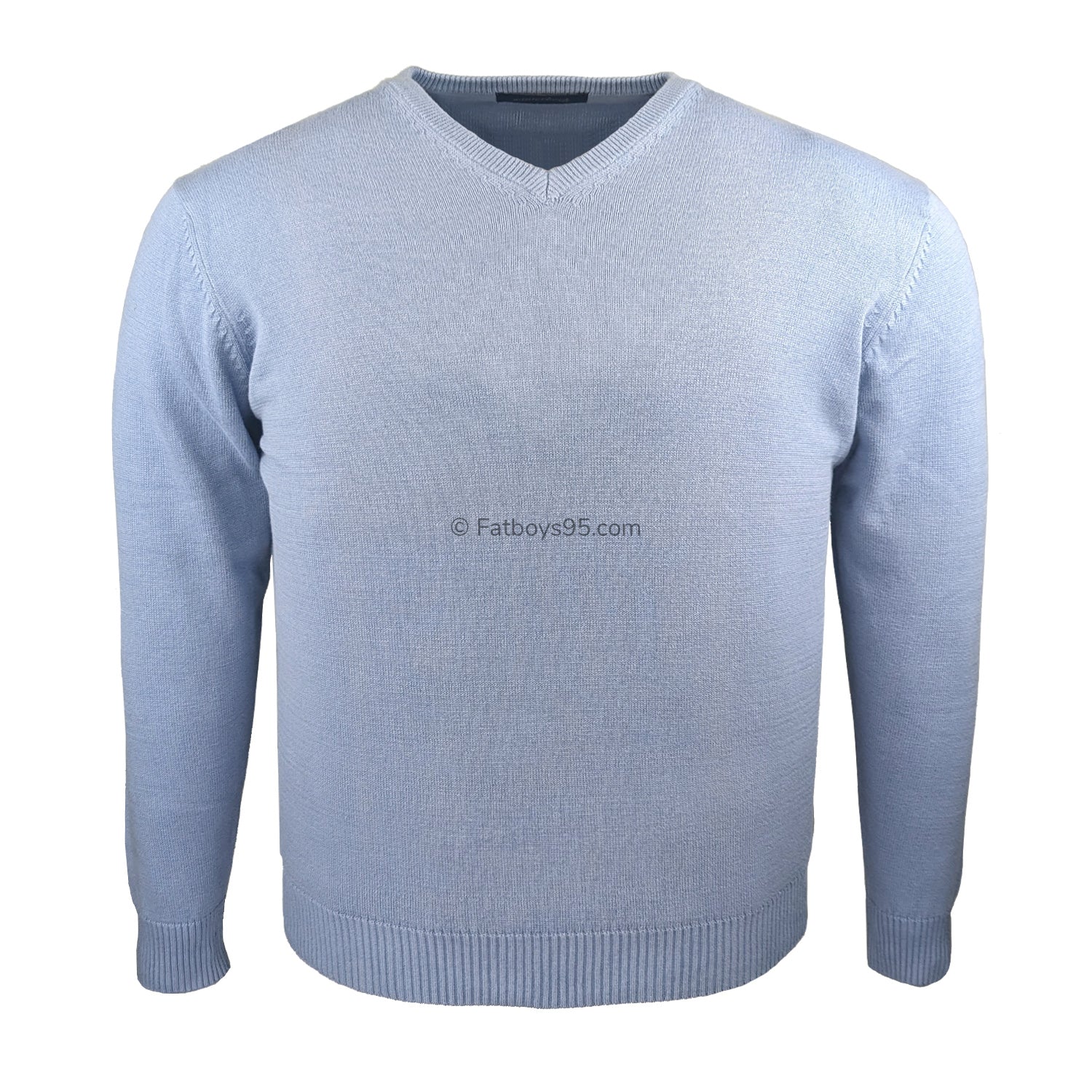 Winterbeck V Neck Jumper - JF54 - Blue 1