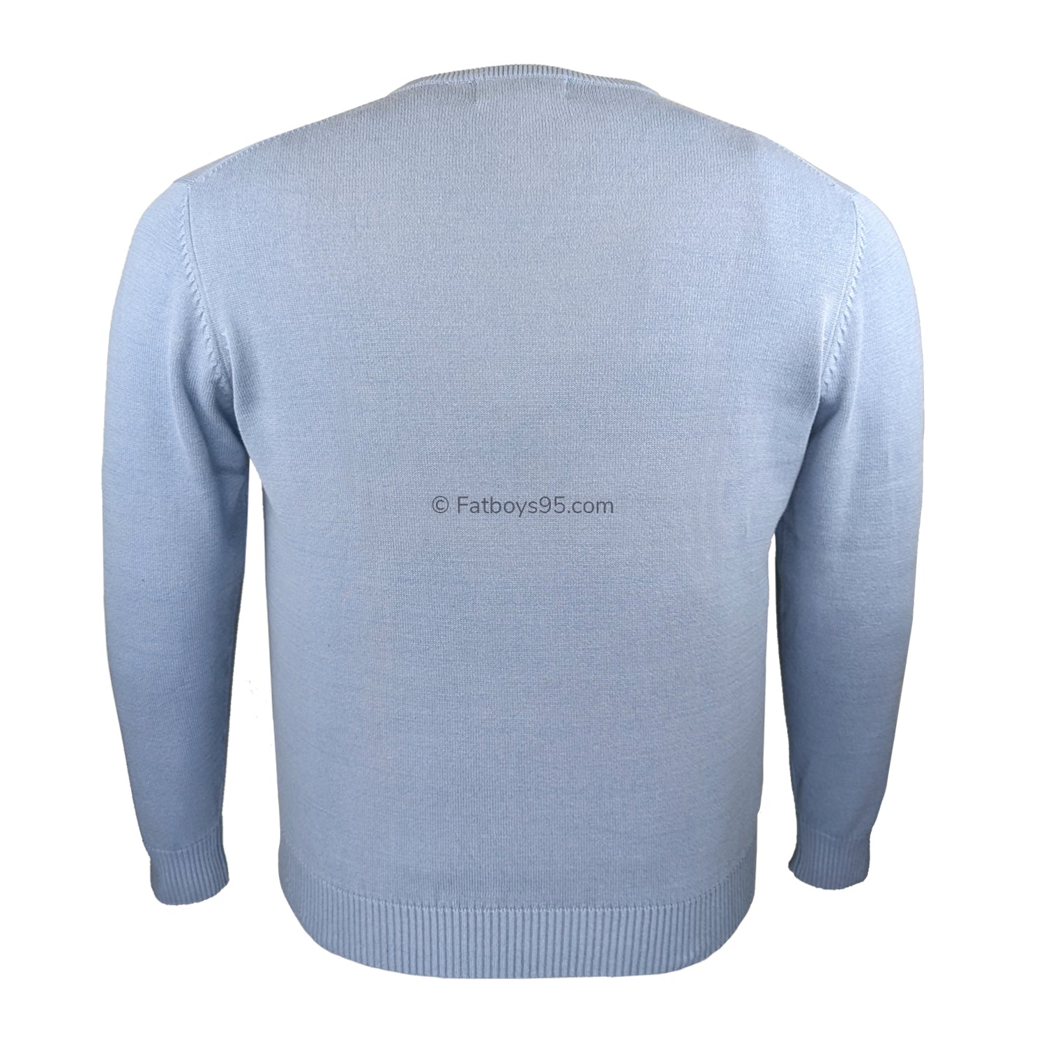 Winterbeck V Neck Jumper - JF54 - Blue 2