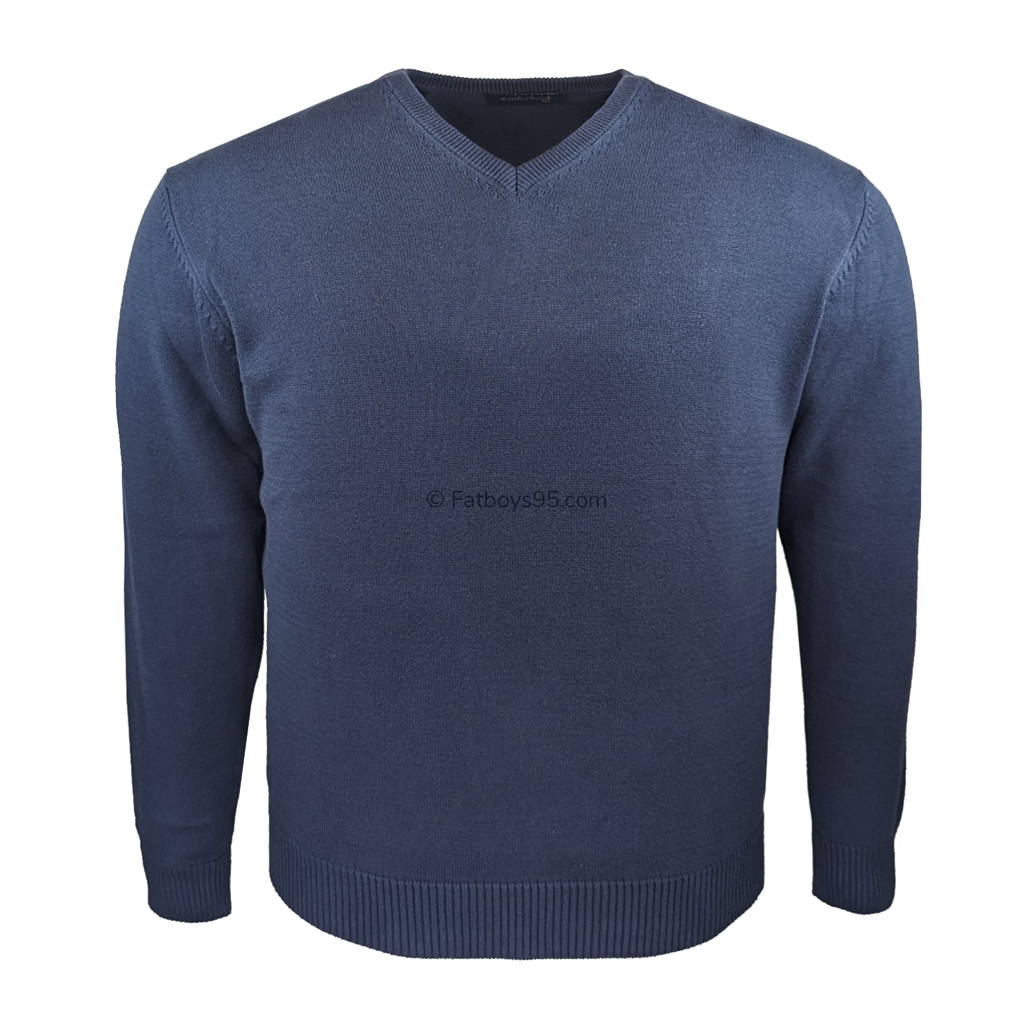 Winterbeck V Neck Jumper - JF54 - Navy 1