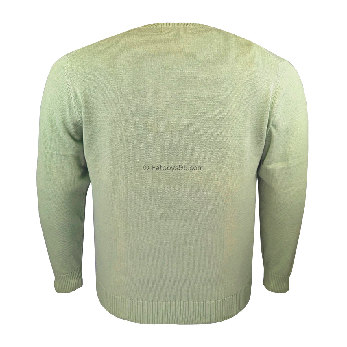 Winterbeck V Neck Jumper - JF54 - Sage 2