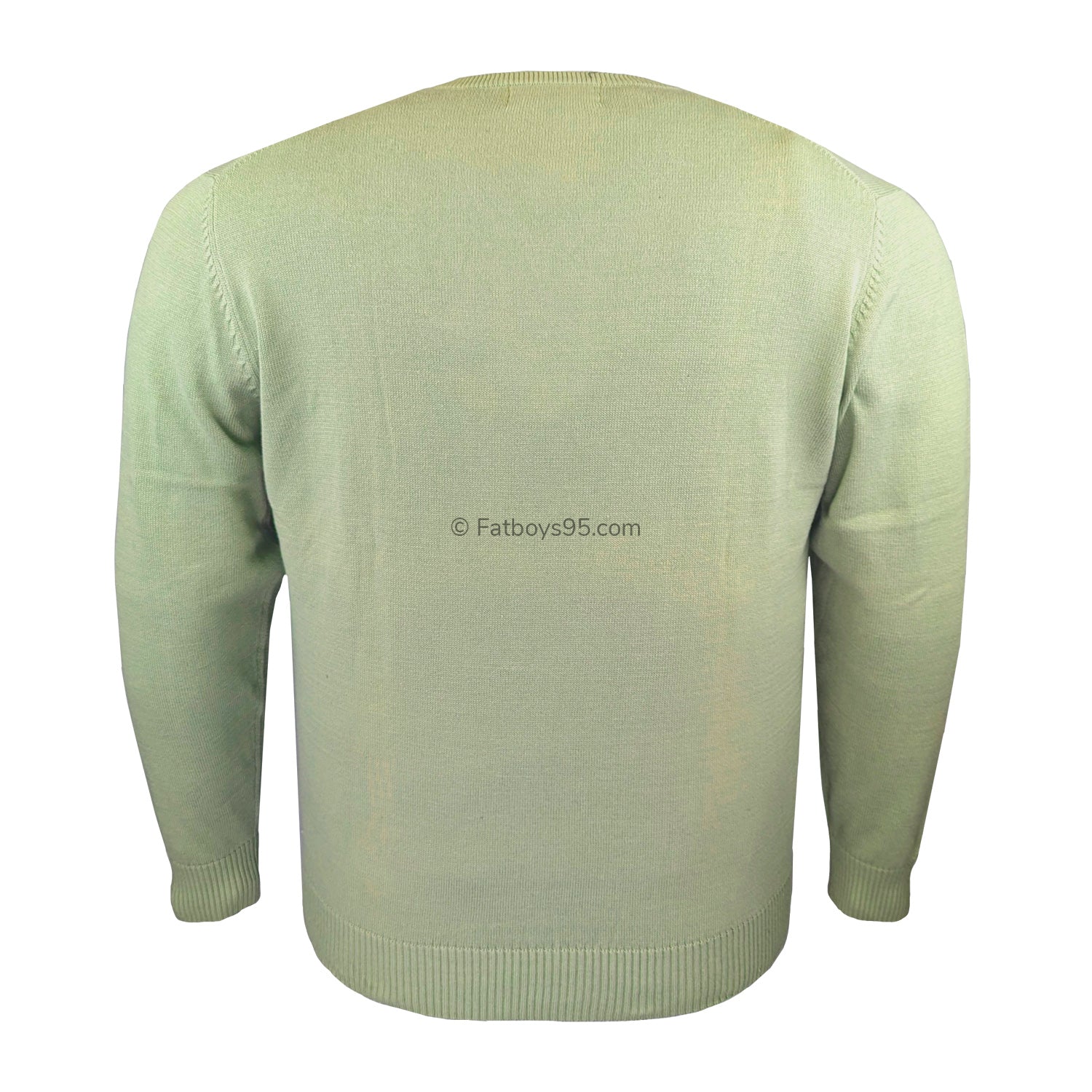 Winterbeck V Neck Jumper - JF54 - Sage 2