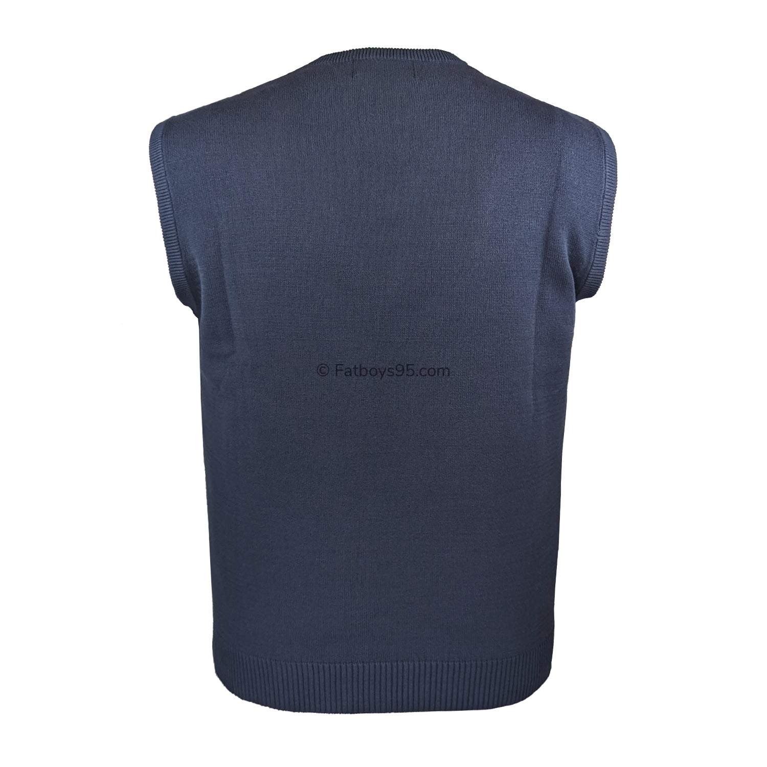 Winterbeck Sleeveless V Neck Jumper - JF57 - Navy 2