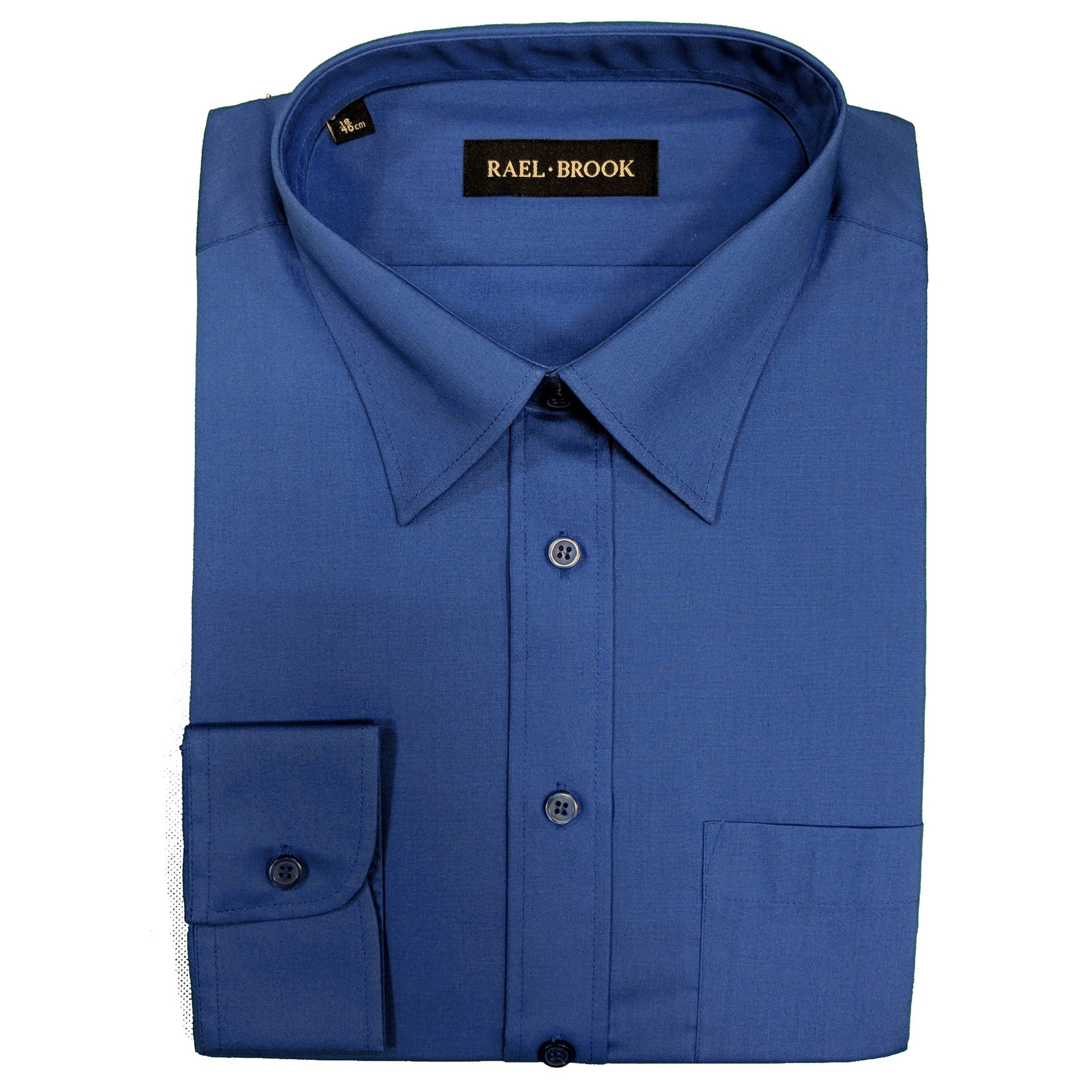 Rael Brook Plain L/S Shirt - 8039 - Royal Blue 1
