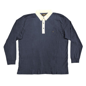 Kangol L/S Rugby Polo - Sven - Navy