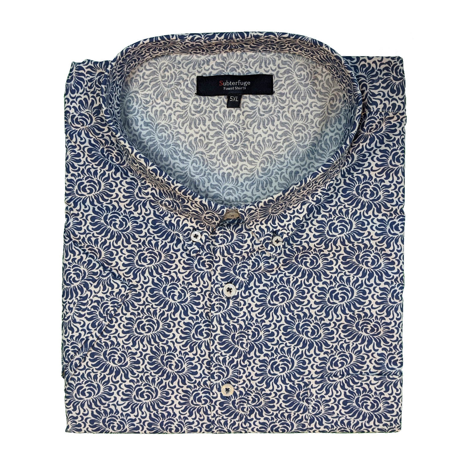 Subterfuge S/S Shirt - SH162 - Blue / White 1