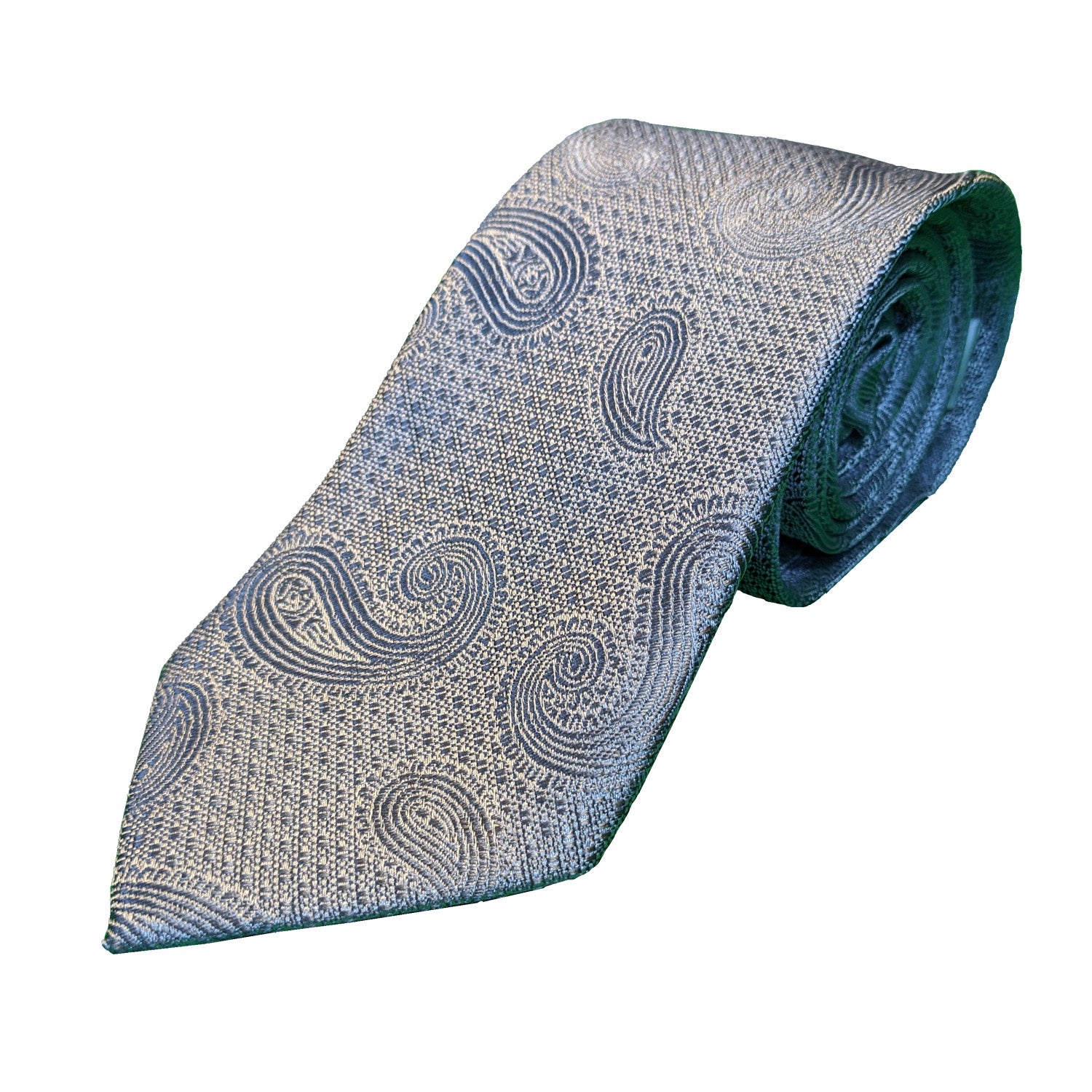 Kensington Paisley Tie - MWY311956 - Grey 1