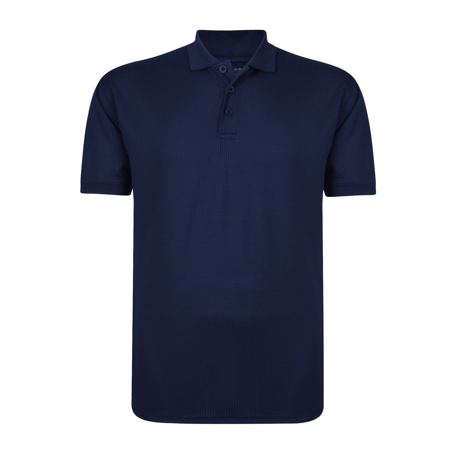 Kam Plain Mesh Polo - KBS 5401 - Navy 1