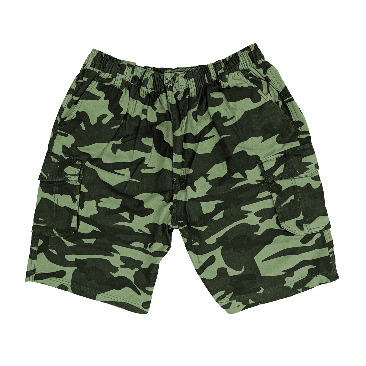 Espionage Camo Cargo Shorts - ST053 - Green Camo 1