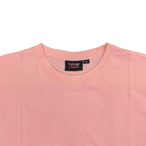Espionage Plain Round Neck T-Shirt - T015 - Pink 2