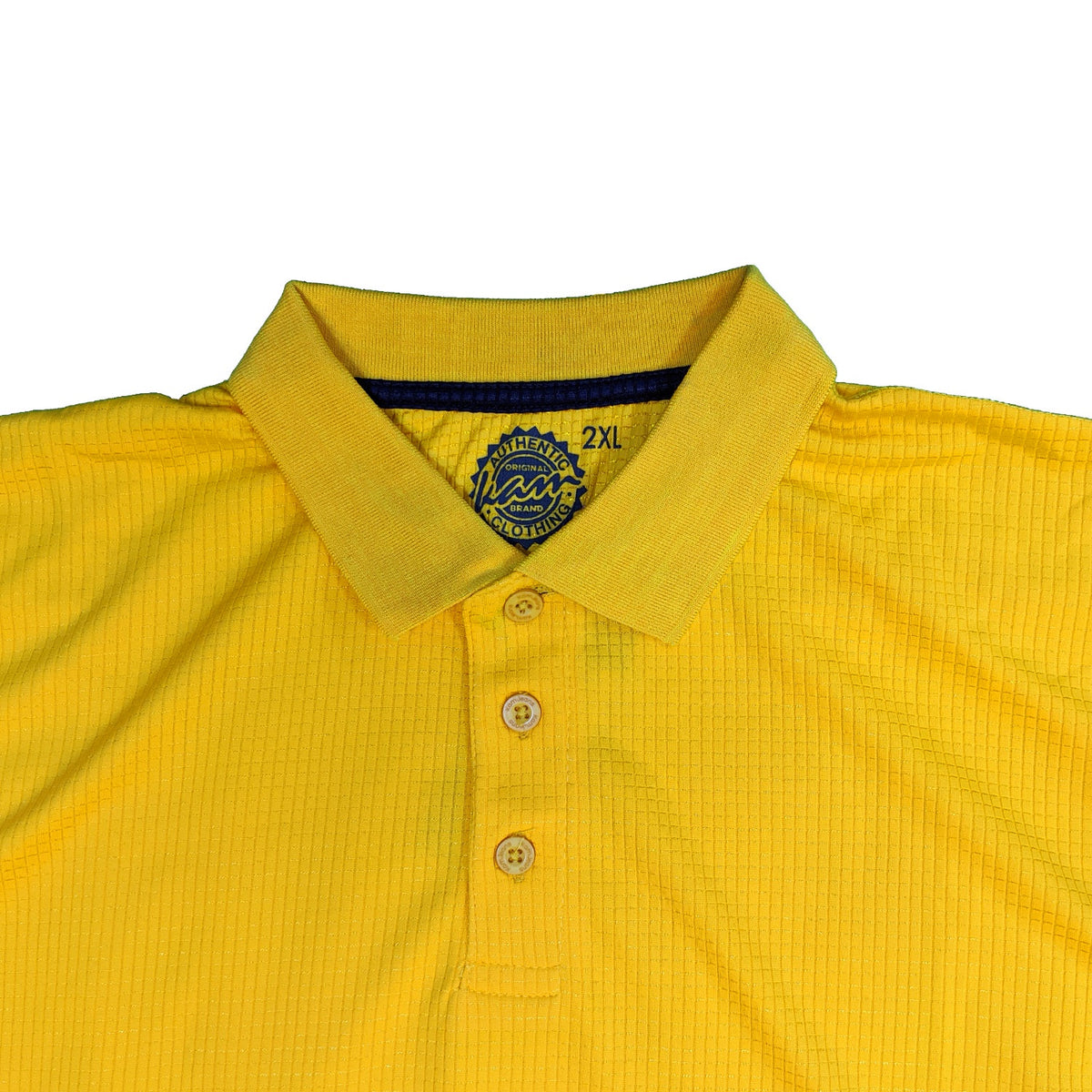 Kam Plain Mesh Polo - KBS 5401 - Saffron 2