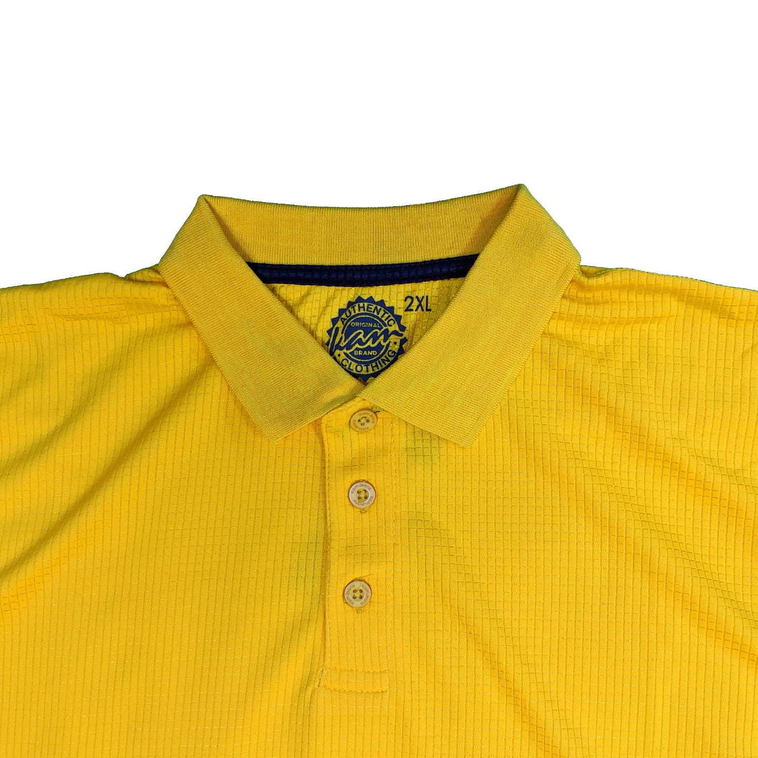 Kam Plain Mesh Polo - KBS 5401 - Saffron 2