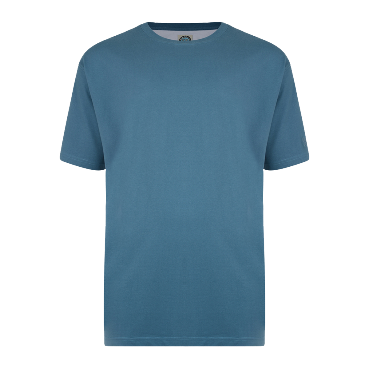 Kam Plain Round Neck T-Shirt - KBS500 - Denim 1