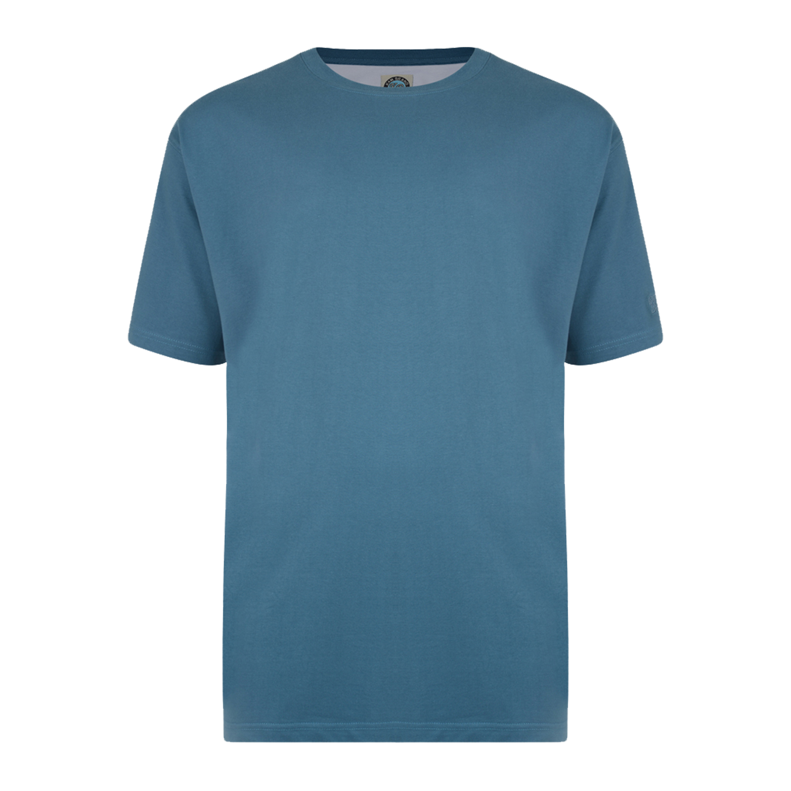 Kam Plain Round Neck T-Shirt - KBS500 - Denim 1