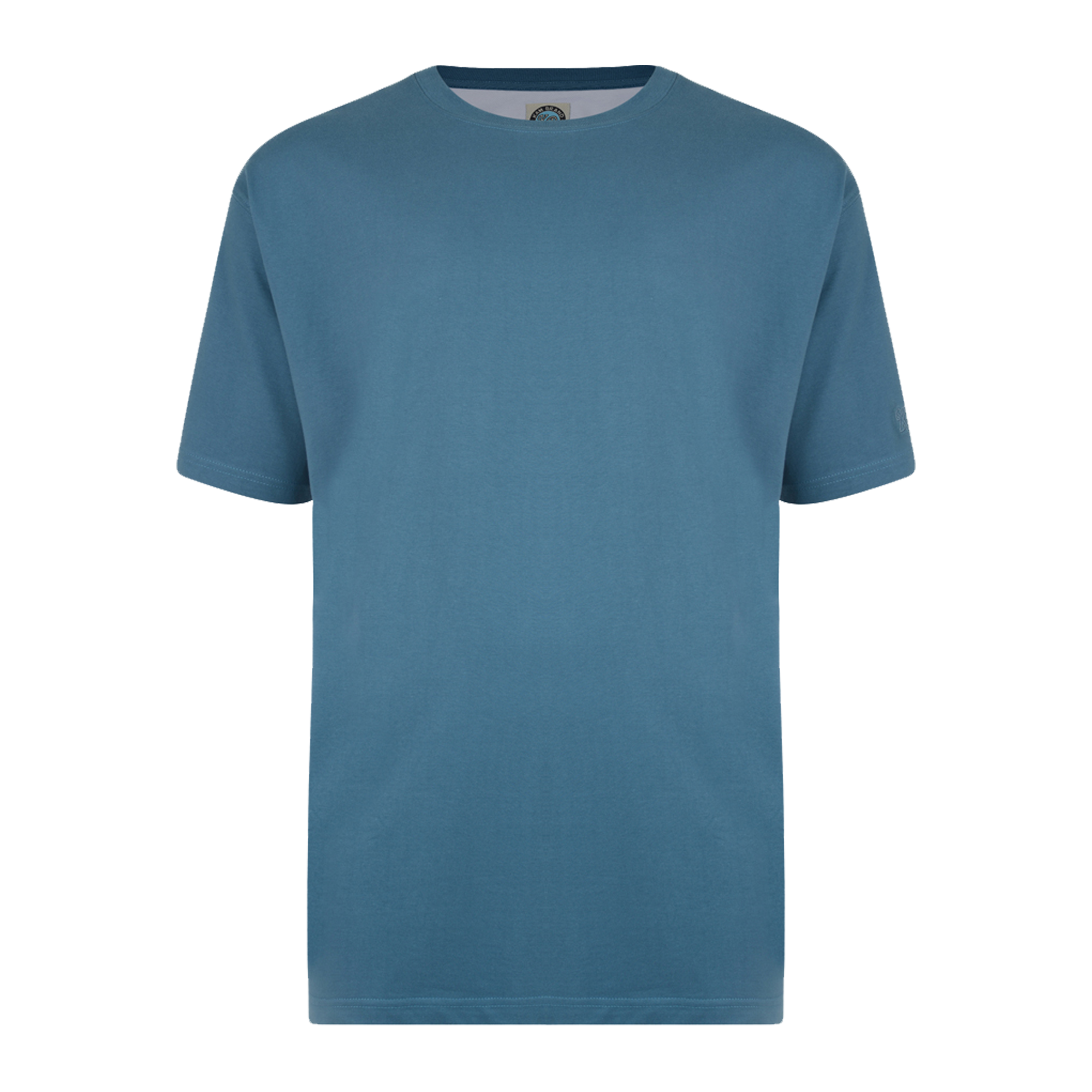 Kam Plain Round Neck T-Shirt - KBS500 - Denim 1