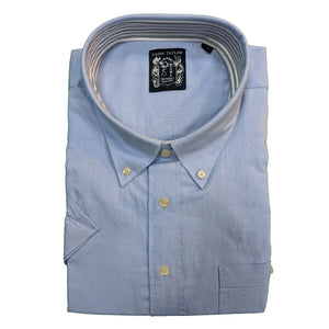 Laine Taylor Oxford S/S Shirt - S1508 2 - Somerset - Blue 1
