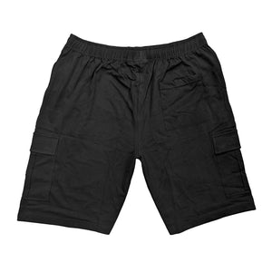 Espionage Jersey Cargo Shorts - LW115 - Black 2