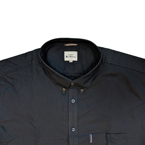 Ben Sherman S/S Oxford Shirt - 0059140IL - Black 3