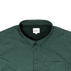 Ben Sherman S/S Shirt - 0059142IL - Dark Emerald 3