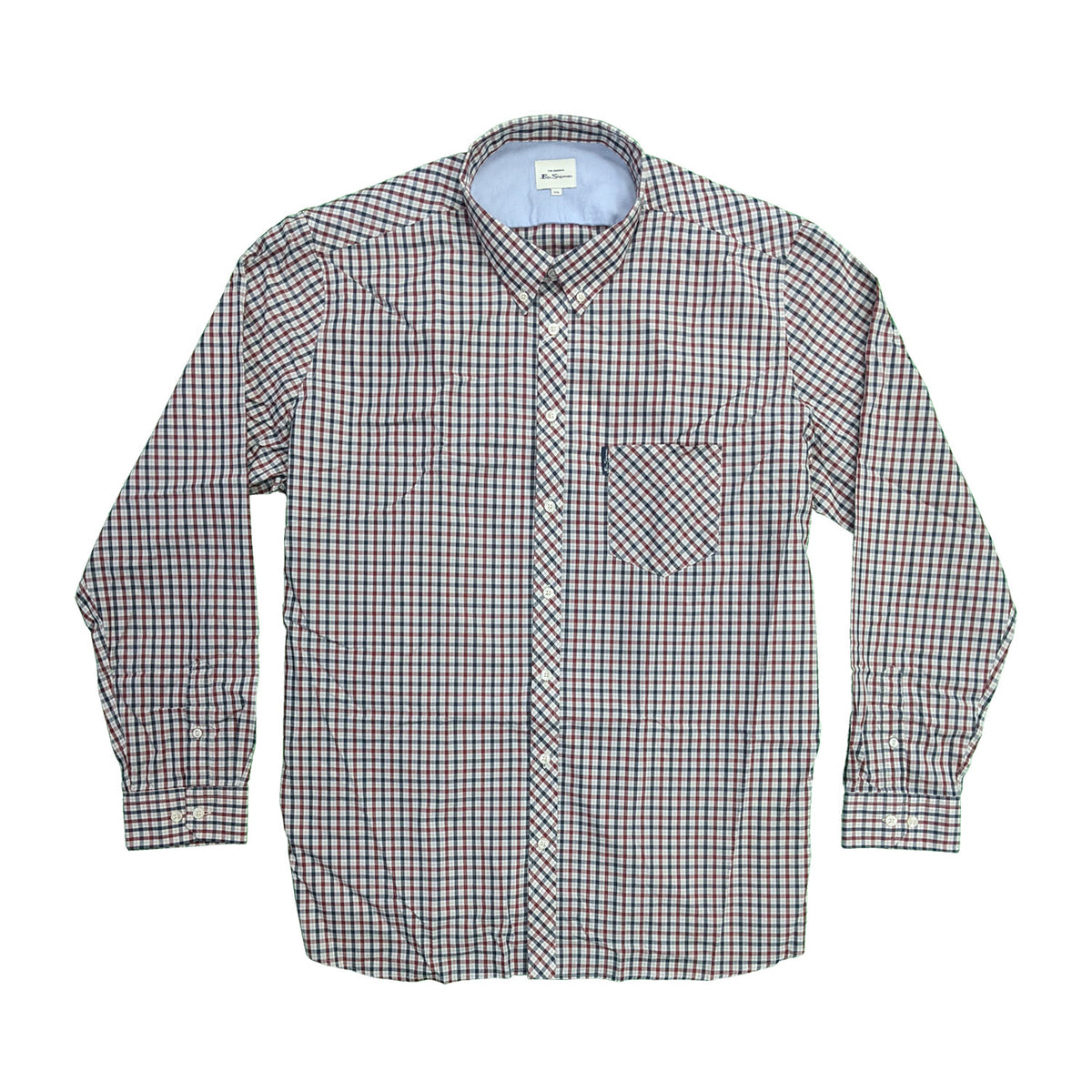 Ben Sherman L/S Shirt - 0059143IL - Red 2