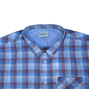 Ben Sherman S/S Shirt - 0063462IL - Riviera Blue 3