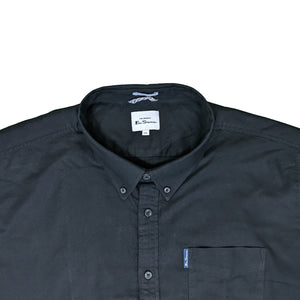 Ben Sherman L/S Oxford Shirt - 0065094IL - Barley Black 3