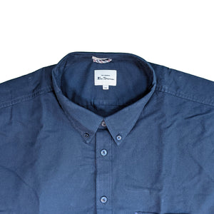 Ben Sherman L/S Oxford Shirt - 0065094IL - Dark Navy 3