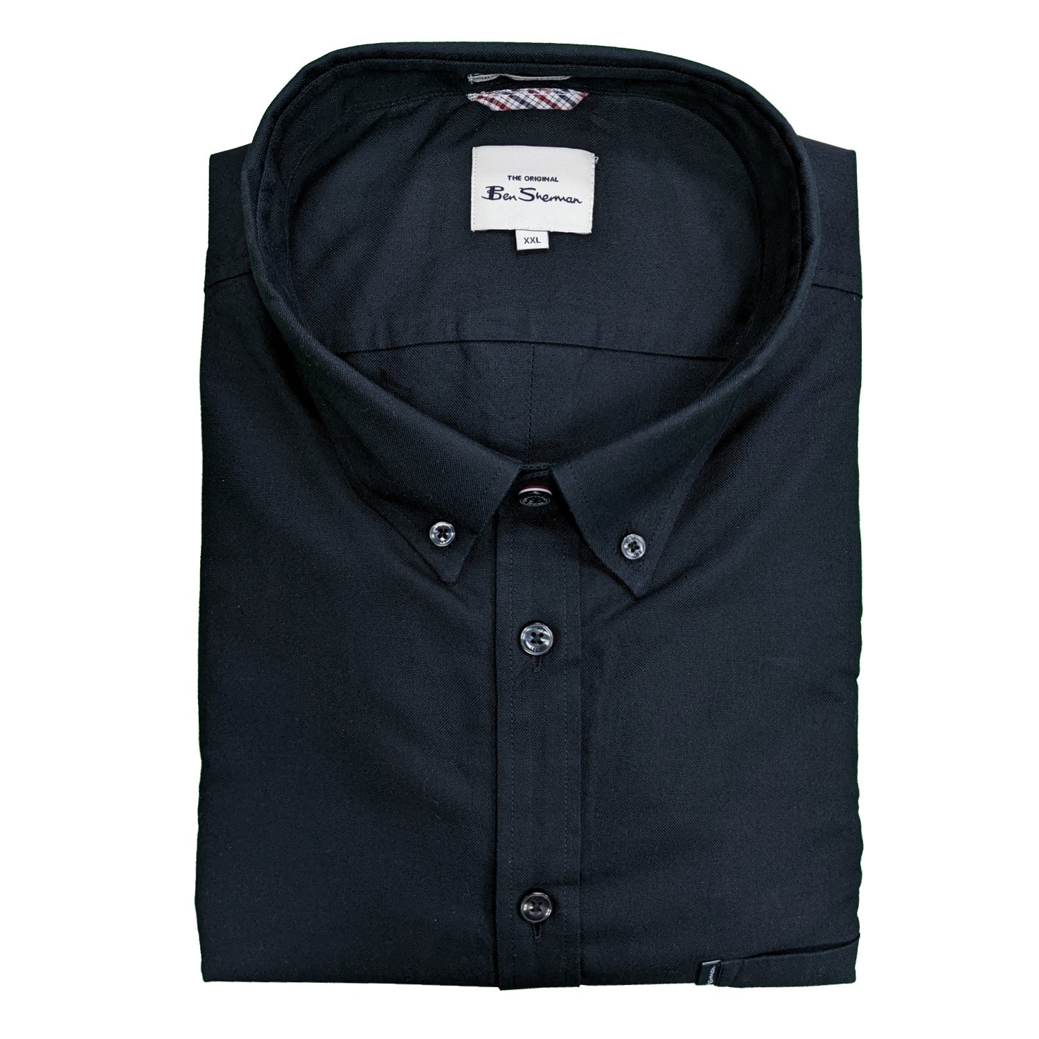 Ben Sherman S/S Oxford Shirt - 0065095IL - Black 1