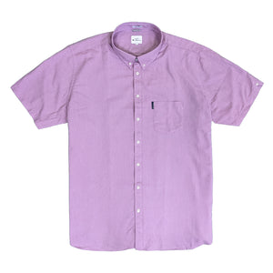 Ben Sherman S/S Oxford Shirt - 0065095IL - Grape 2