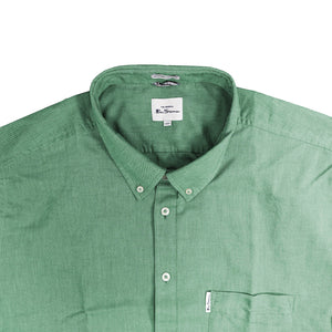 Ben Sherman S/S Oxford Shirt - 0065095IL - Jade 3