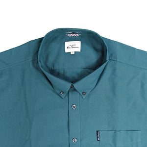 Ben Sherman S/S Oxford Shirt - 0065095IL - Wedgewood Blue 3