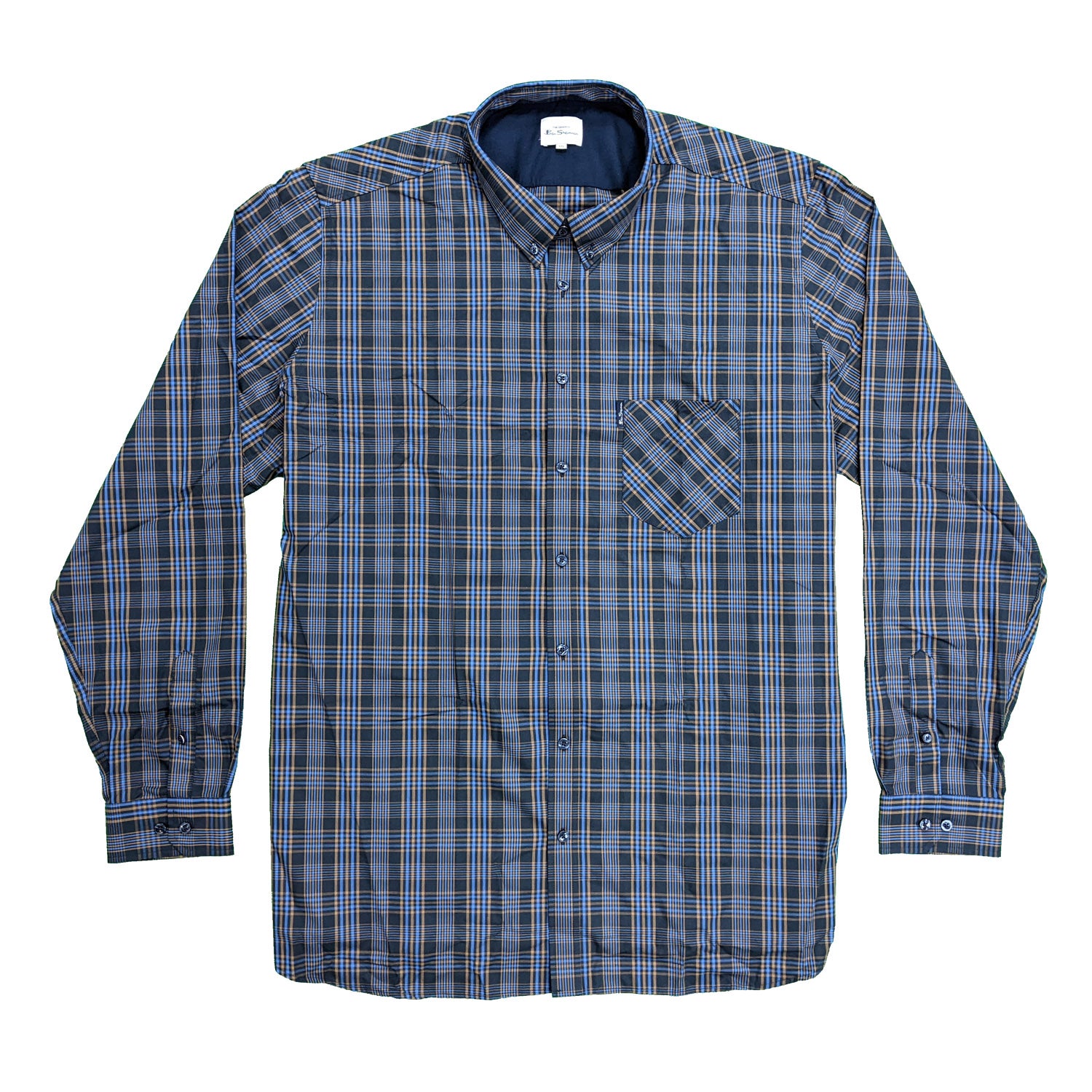 Ben Sherman L/S Shirt - 0065406IL - Midnight 2