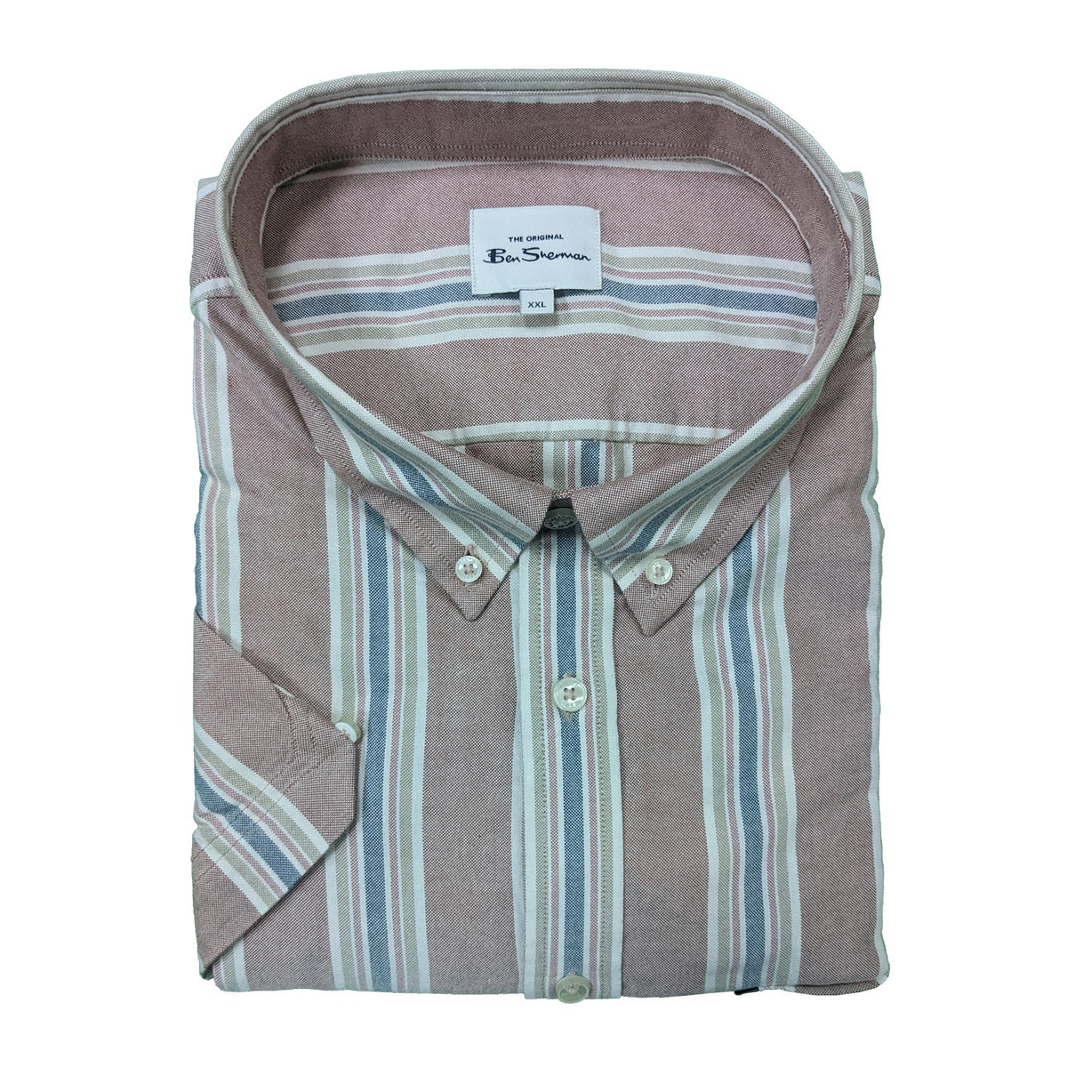 Ben Sherman S/S Shirt - 0066695IL - Dark Pink 1