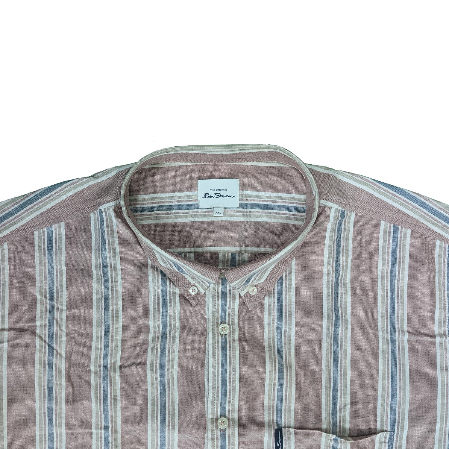 Ben Sherman S/S Shirt - 0066695IL - Dark Pink 3