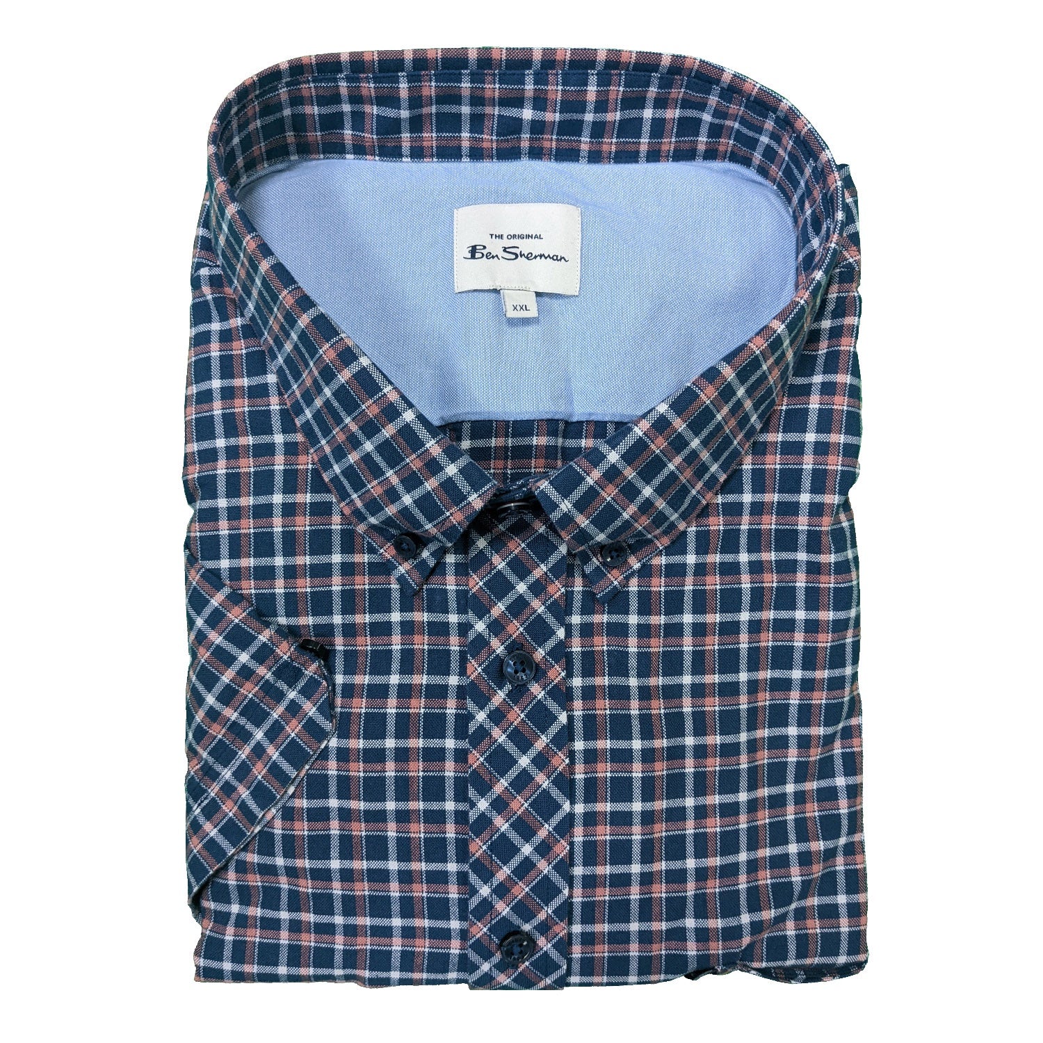 Ben Sherman S/S Shirt - 0066696IL - Blue Denim 1