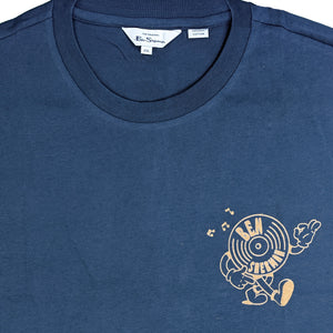 Ben Sherman T-Shirt - 0067149IL - Blue Denim 2