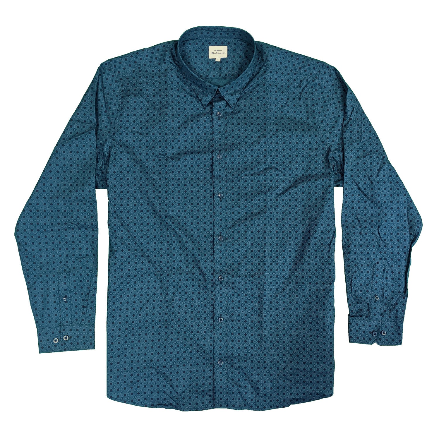 Ben Sherman L/S Shirt - 0068060IL - Dark Teal 2