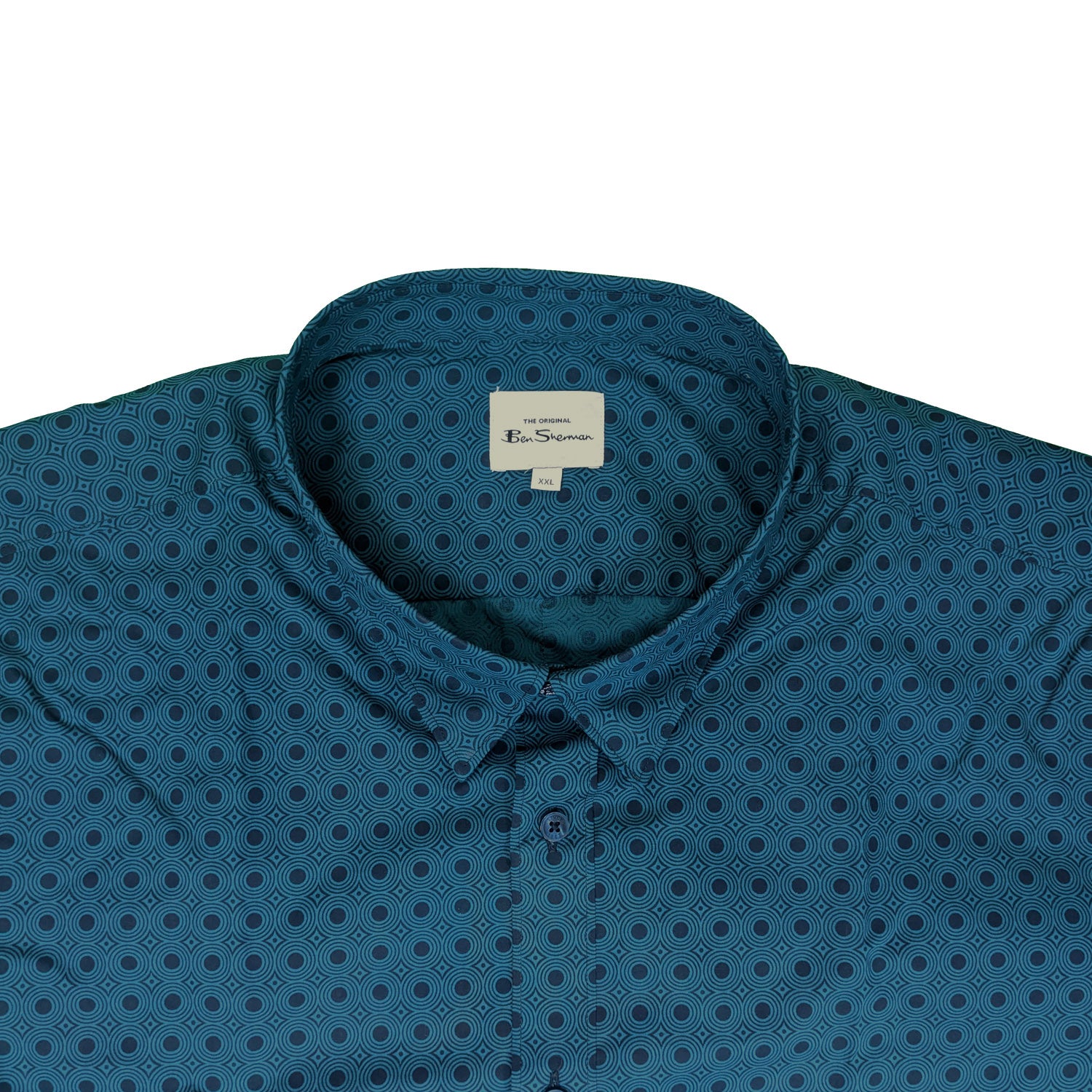 Ben Sherman L/S Shirt - 0068060IL - Dark Teal 3