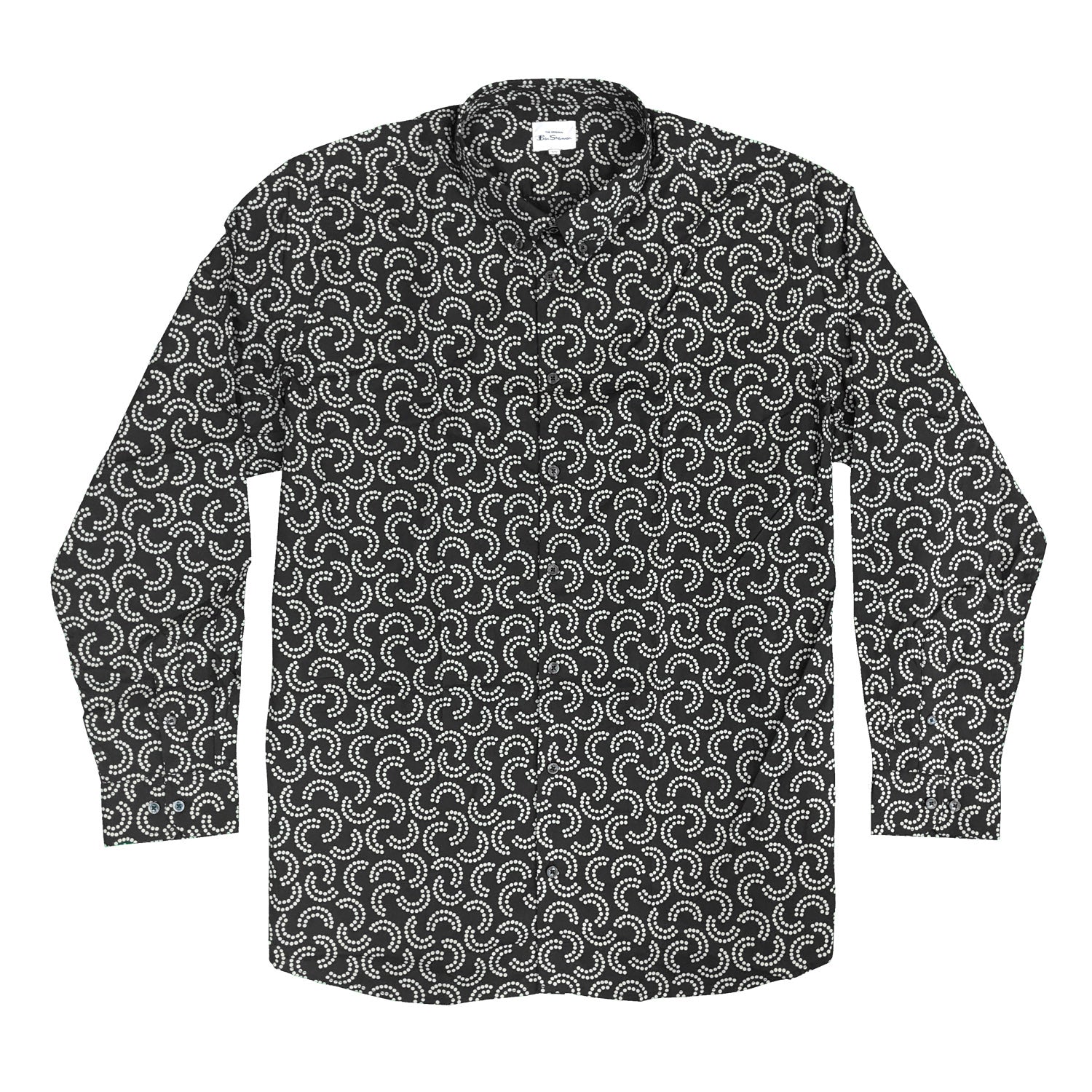 Ben Sherman L/S Shirt - 0068062IL - Black 2