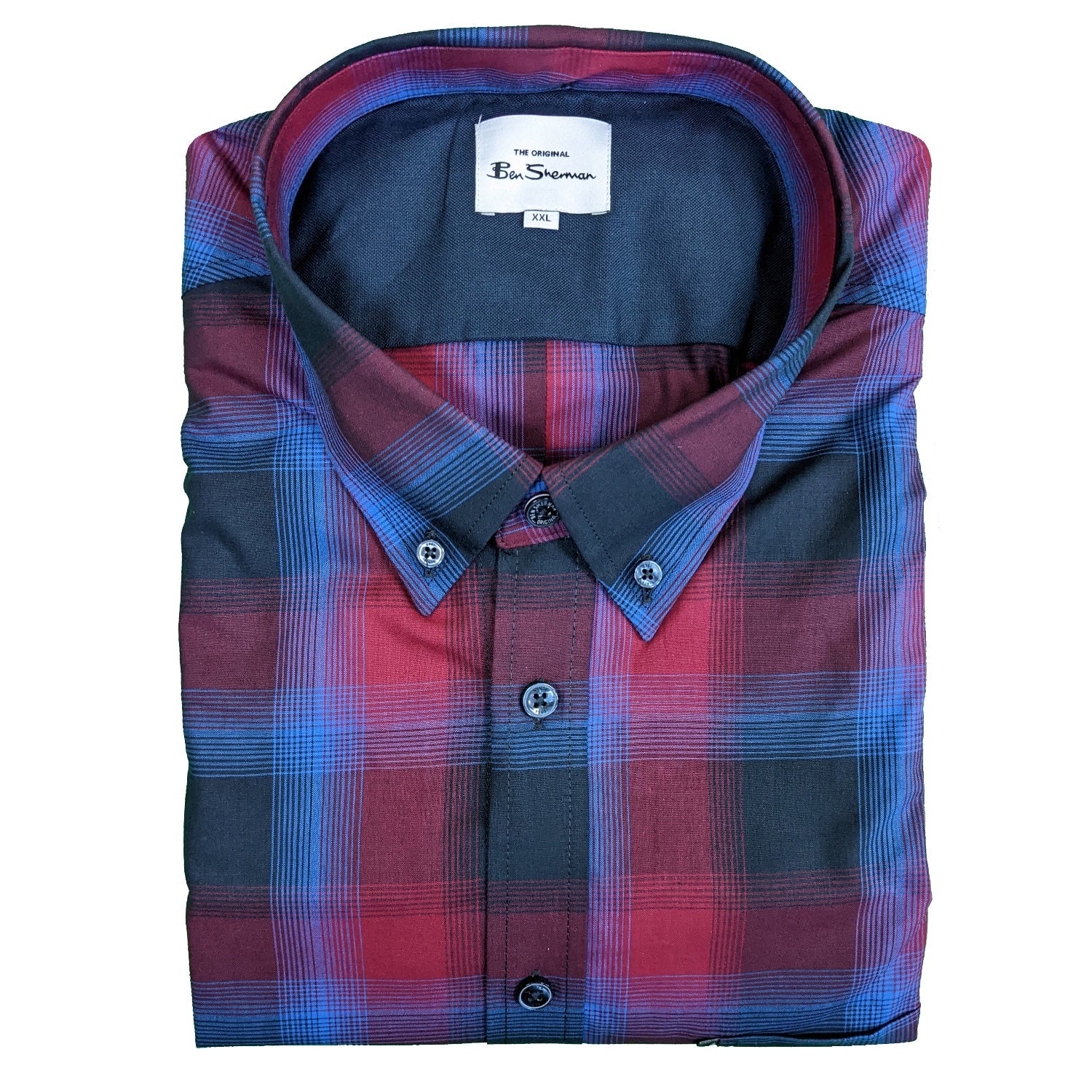 Ben Sherman L/S Shirt - 0068081IL - Red 1