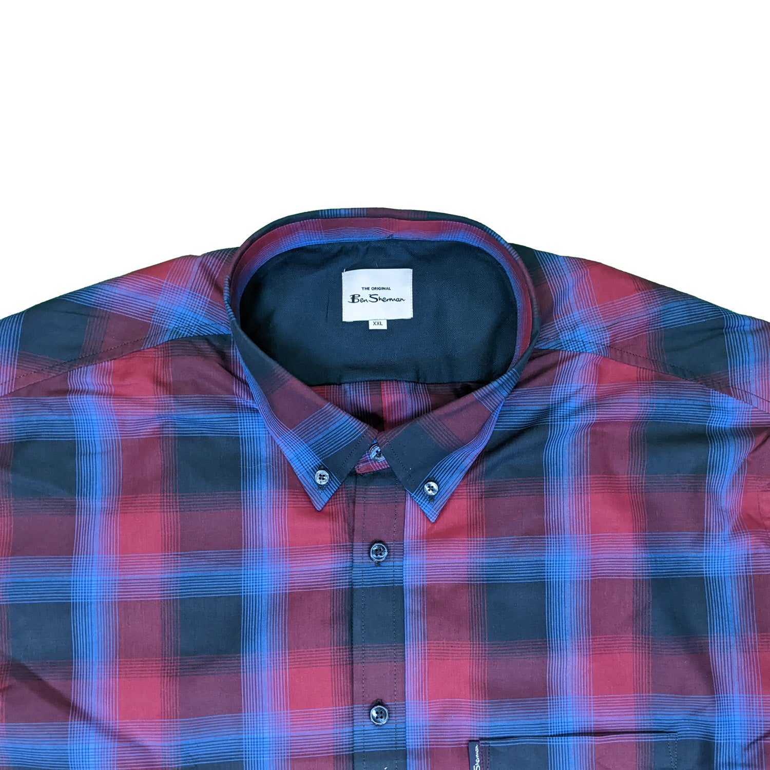 Ben Sherman L/S Shirt - 0068081IL - Red 3