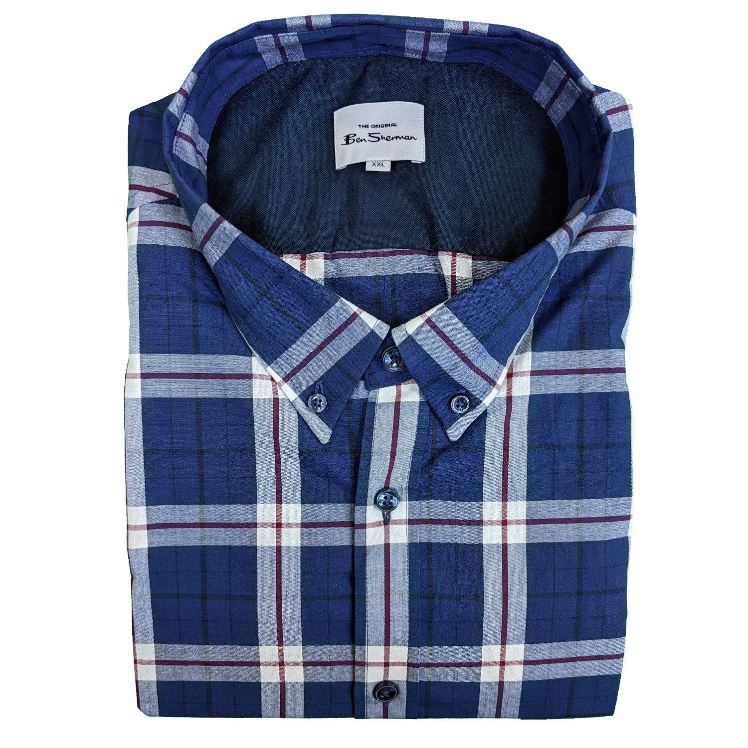 Ben Sherman L/S Shirt - 0068083IL - Royal 1