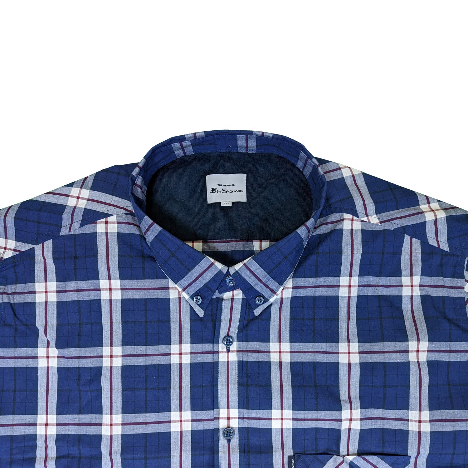 Ben Sherman L/S Shirt - 0068083IL - Royal 3